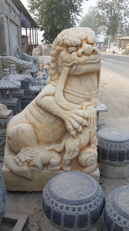 仿古(gu)石獅子(zi)