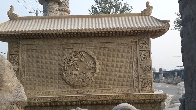石雕迎壁牆